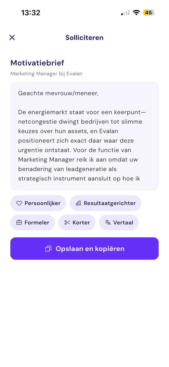 Cover Letter Generator